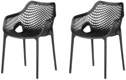 Intenso Étkező szék szett 2 db - Intenso D-980 (fekete) (D-980C-2)