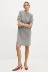 ANSWEAR rochie culoarea gri, mini, evazată BMYH-SUD0BW_90X (cd99586.IKK)