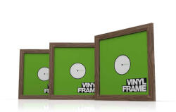 Glorious Vinyl Frame Set 12″ Rosewood Bakelit lemez keret, 3db/csomag (Rózsafa)