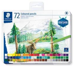 STAEDTLER Színes ceruza készlet, hatszögletű, fémdobozos, STAEDTLER "146 C", 72 különböző szín (146C M72) - mystock