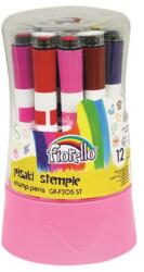 Fiorello Bélyegző filctoll FIORELLO 12 db/készlet (160-2114) - mystock