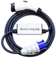 InChanet SPARK LINE 32 elektromos autó állítható otthoni töltő - (1x32A) 7, 4kW - 5m Type1 kábellel SL-74kW-5M-T1