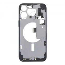  Apple iPhone 15 Pro Max A3105, A3106 középső keret, szerelt, kék (EU verzió, utángyártott)
