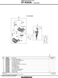 Shimano Sora R3000 3/9sp fékváltókar szett (ESTR3000TPA)