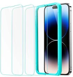 ESR ESR0332 ESR Apple iPhone 14 Pro Karcálló, ütésálló kijelzővédő üvegfólia, 9H tempered glass, törlőkendővel, 1 db-os csomag (ESR0332)