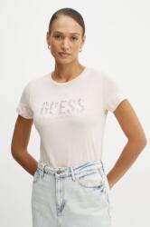 Guess t-shirt női, rózsaszín, W5RI19 I3Z14 - rózsaszín XS