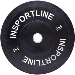 inSPORTline Gumis súlytárcsa inSPORTline Bumper Plate 5 kg