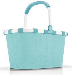 Reisenthel CARRYBAG menta színű, cirmos mintás bevásárlókosár BK4097 - taskaweb