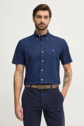 Ralph Lauren pamut ing férfi, legombolt galléros, sötétkék, regular, 710945315 - sötétkék S