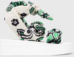 Red Valentino szandál zöld, női, platformos, 2Q0S0H03JTP - zöld Női 40