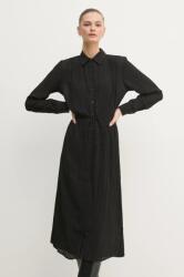 Calvin Klein ruha fekete, midi, egyenes, K20K208088 - fekete 38