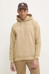 Tommy Hilfiger felső bézs, férfi, nyomott mintás, kapucnis, DM0DM20746 - bézs S