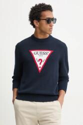 Guess Jeans pamut pulóver sötétkék, M4BR32 Z3HM1 - sötétkék M