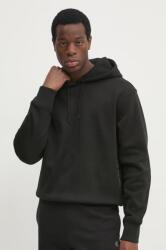 Calvin Klein felső fekete, férfi, sima, kapucnis, J30J326776 - fekete XL