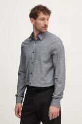GUESS ing COLLINS férfi, galléros, szürke, slim, M5RH05 WFXX1 - szürke XXL