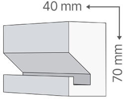 ANRO BR-149/E Rejtett világítás - oldalfal (BR-149/E XPS)