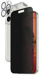 PanzerGlass Privacy Bundle 3 az 1-ben átlátszó tok + Privacy Glass + kameravédő iPhone 15 Pro Max készülékhez (144241)