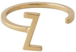 Design Letters aranyozott ezüst gyűrű 90601000Z - arany Univerzális méret