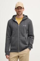 Pepe Jeans felső DAMIAN ZIP szürke, férfi, sima, kapucnis, PM582752 - szürke L - answear - 27 990 Ft