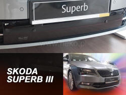 Heko Skoda SuperB III. 2015-2019 (alsó, facelift előtt) Heko téli hűtőrács takaró (CZ04038_8236_aho)