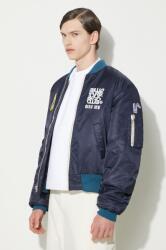 Billionaire Boys Club bomber dzseki Outerbanks Bomber férfi, sötétkék, átmeneti, B24202 - sötétkék L