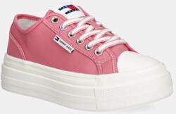 Tommy Hilfiger sportcipő TJW FOXING FLATFORM SNEAKER LOW rózsaszín, női, EN0EN02713 - rózsaszín Női 38