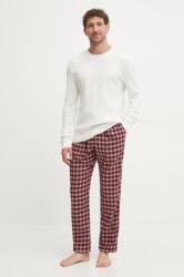 Hollister Co Hollister Co. pizsama bézs, férfi, mintás, KI313-4022 - bézs L