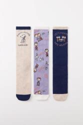 Women'Secret pamut zokni GENERIC SOCKS 3 pár sötétkék, 4488623 - sötétkék Univerzális méret