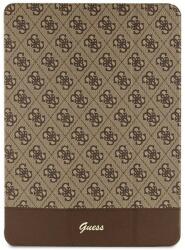 GUESS 4G Stripe Allover tok iPad Pro 12, 9" -hoz - barna