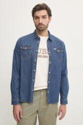 GUESS farmering TRUCKEE férfi, galléros, regular, M4YH02 D3PF6 - kék M
