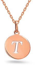 Heratis Forever Minimalista medál T betűvel, 9K rózsaszín arany IZ24453TRHR