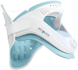  Nyaki nyakörv spondylosis és nyaki sérv esetén, Beépített légzsákkal ellátott vonóeszköz, nyak- és vállfájdalmak enyhítésére, állítható, fehér