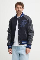 Tommy Hilfiger rövid kabát férfi, sötétkék, téli, MW0MW37735 - sötétkék S