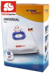 Clickbag4 Univerzális Kompatibilis Mikroszálas Porzsák (4db/csomag) Adapter Szükséges Hozzá!