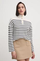 Tommy Hilfiger gyapjú pulóver női, bézs, WW0WW44981 - bézs L - answear - 54 990 Ft