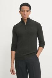 Superdry gyapjúkeverék pulóver férfi, zöld, M6110640A-6AQ - zöld XL