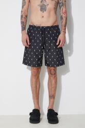 Neil Barrett fürdőnadrág All-Over Micro Bolts Swim Long Shorts fekete, MY58026B-Y068-524N - fekete XL