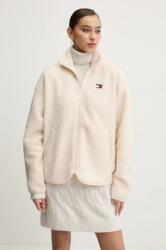 Tommy Hilfiger gyapjú pulóver bézs, sima, DW0DW20174 - bézs L