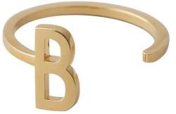 Design Letters aranyozott ezüst gyűrű 90601000B - arany Univerzális méret