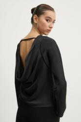 Abercrombie & Fitch felső fekete, női, sima, KI140-4565 - fekete M