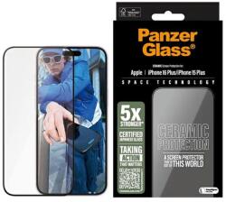 Panzer kerámia képernyővédő fólia iPhone 16 Plus 6, 7" Ultra-Wide Fit 2855 (145811)