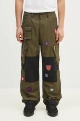 Billionaire Boys Club pamut nadrág Patch Cargo Pant zöld, egyenes, B24315 - zöld XL