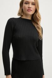 Pepe Jeans pulóver NICOLE TOP könnyű, női, fekete, PL702240 - fekete M