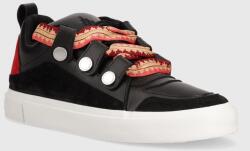 Marcelo Burlon bőr sportcipő Ticinella Sneaker fekete, CMIA097S24LEA0011028 - fekete Férfi 43