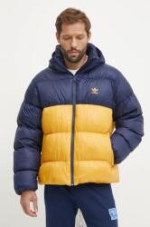 adidas Originals pehelydzseki Down Regen Adic férfi, sötétkék, téli, oversize, IW3451 - sötétkék L