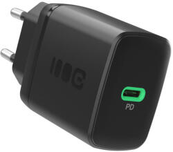 Green Cell PowerSource Solo30 töltő USB-C, fekete, 30W Power Delivery hálózati adapter CHARB-GC-30C-B (36763)