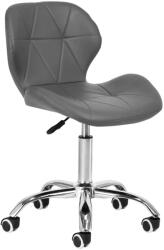 BeautyOne Scaun cosmetic cu spatar BeautyOne QS-06 Culoare: gri