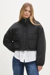 Answear. LAB rövid kabát női, fekete, átmeneti, oversize - fekete XL - answear - 11 990 Ft
