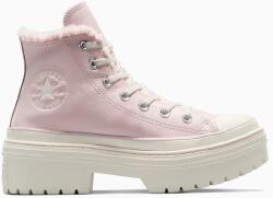 Converse bőr sneaker Chuck Taylor All Star Lugged Heel rózsaszín, női, A09346C - rózsaszín Női 39