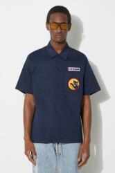 Icecream ing Waitress Camp Collar Shirt férfi, galléros, sötétkék, regular, IC24117 - sötétkék L